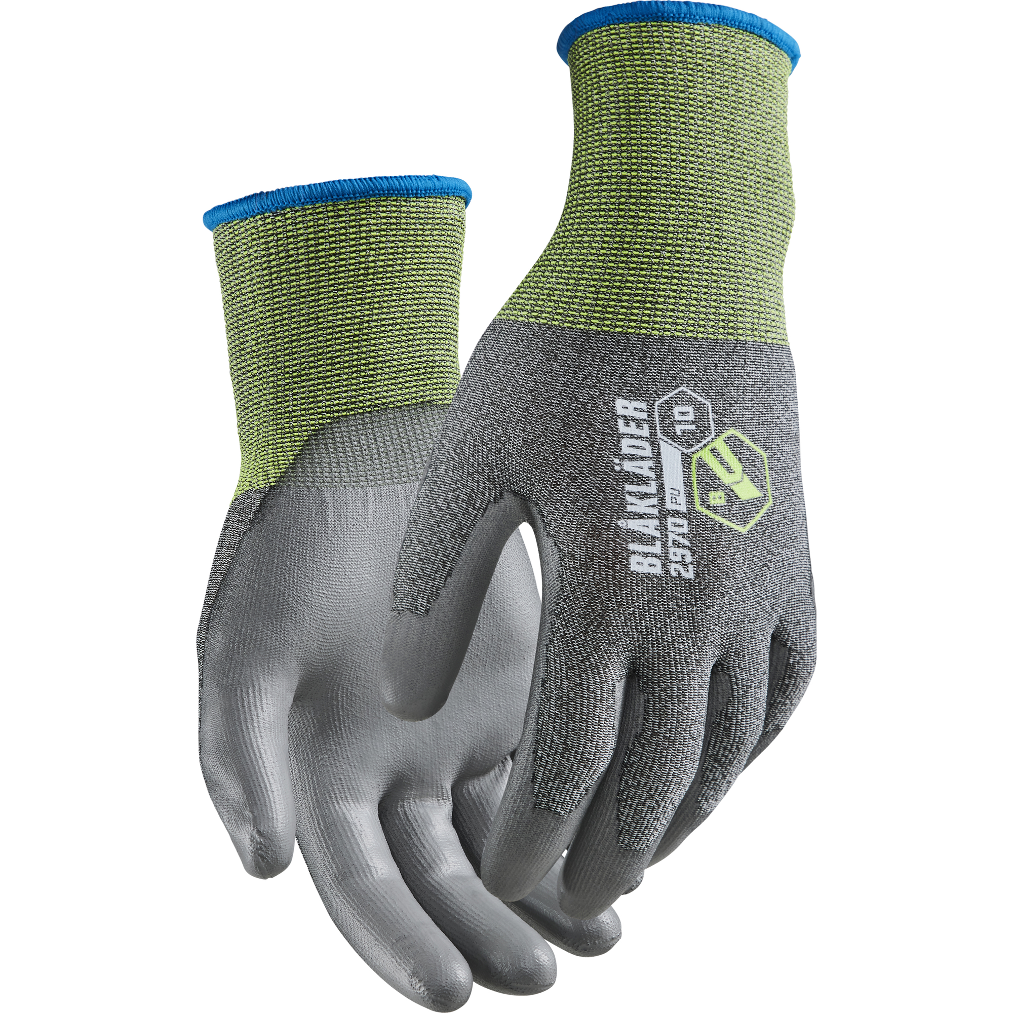 Blaklader PU Dipped Cut Protection Glove B, Black 6 pairs