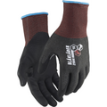 Blaklader D Touch Nitrile Dipped Cut Protection Glove, Black 6 pairs