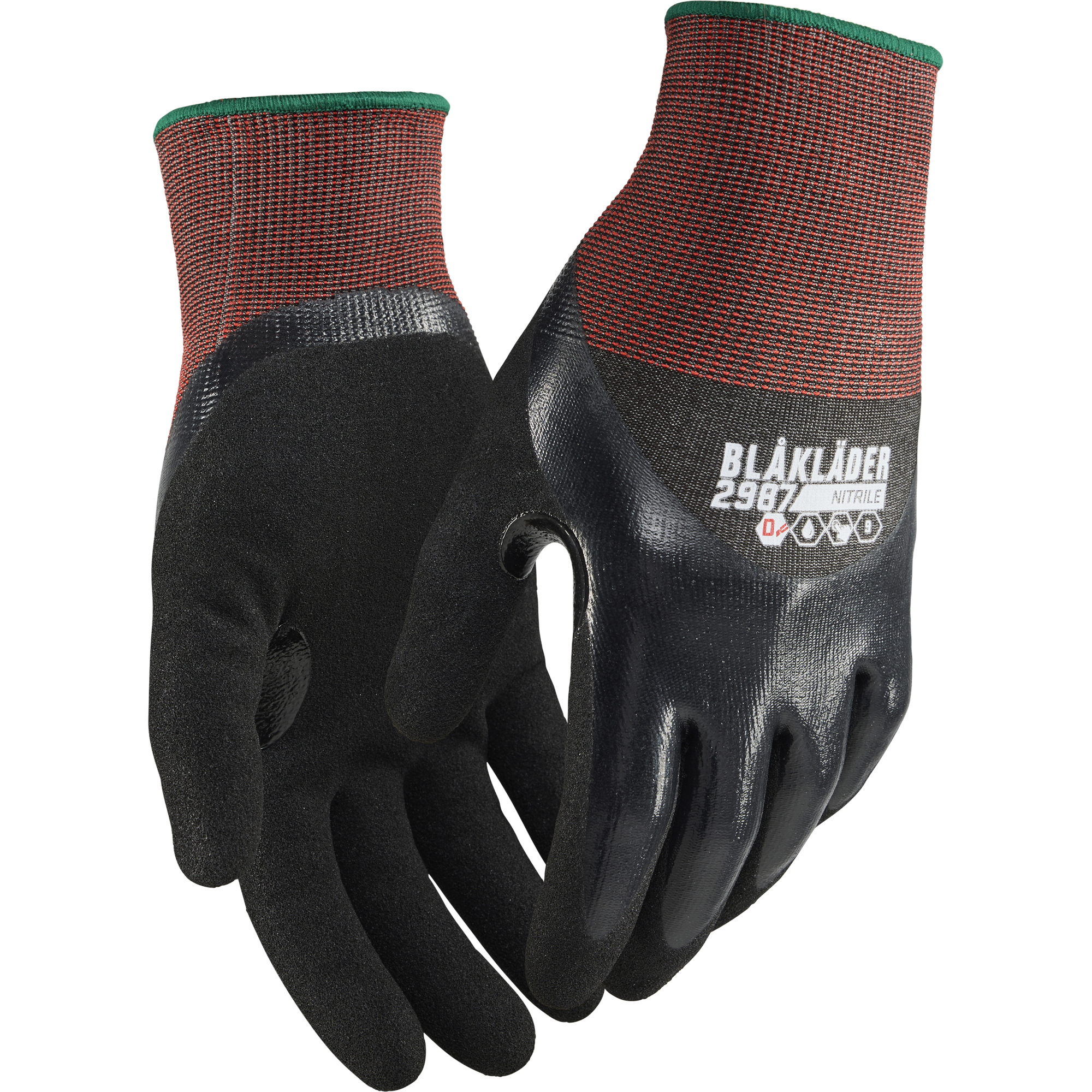 Blaklader Cut Protection Glove D, Black 6 pairs