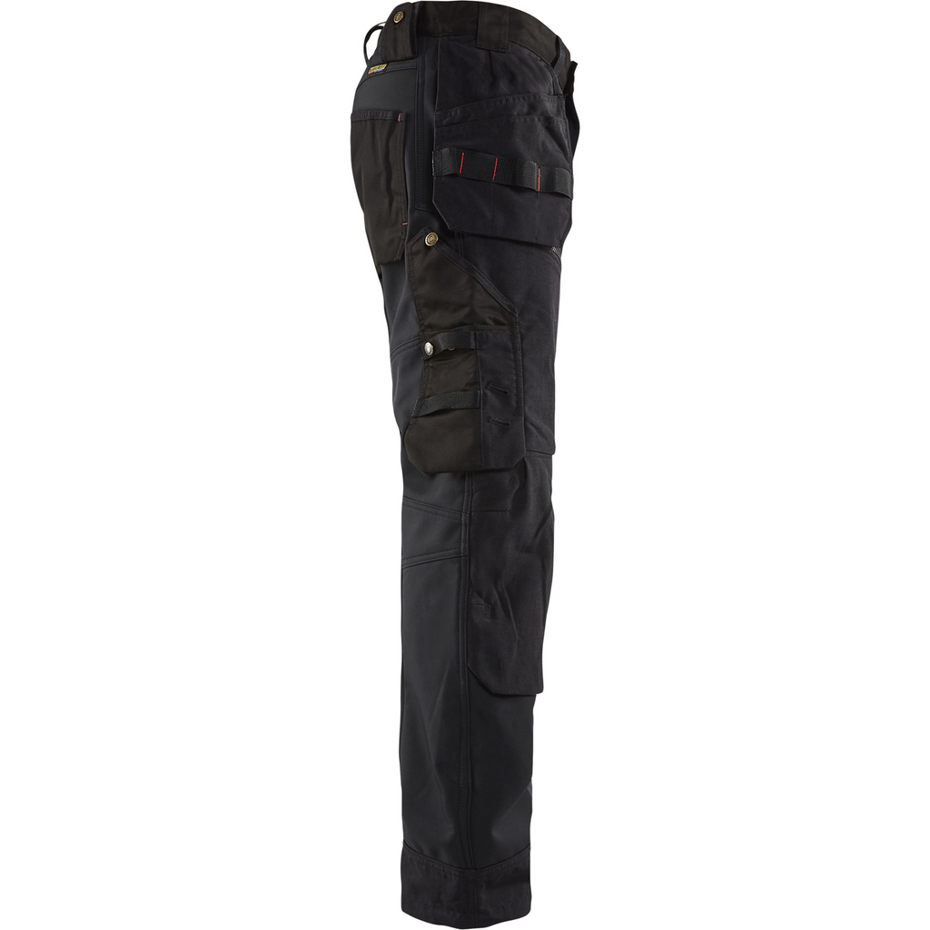 Blaklader Softshell Work Trousers, Black (2)