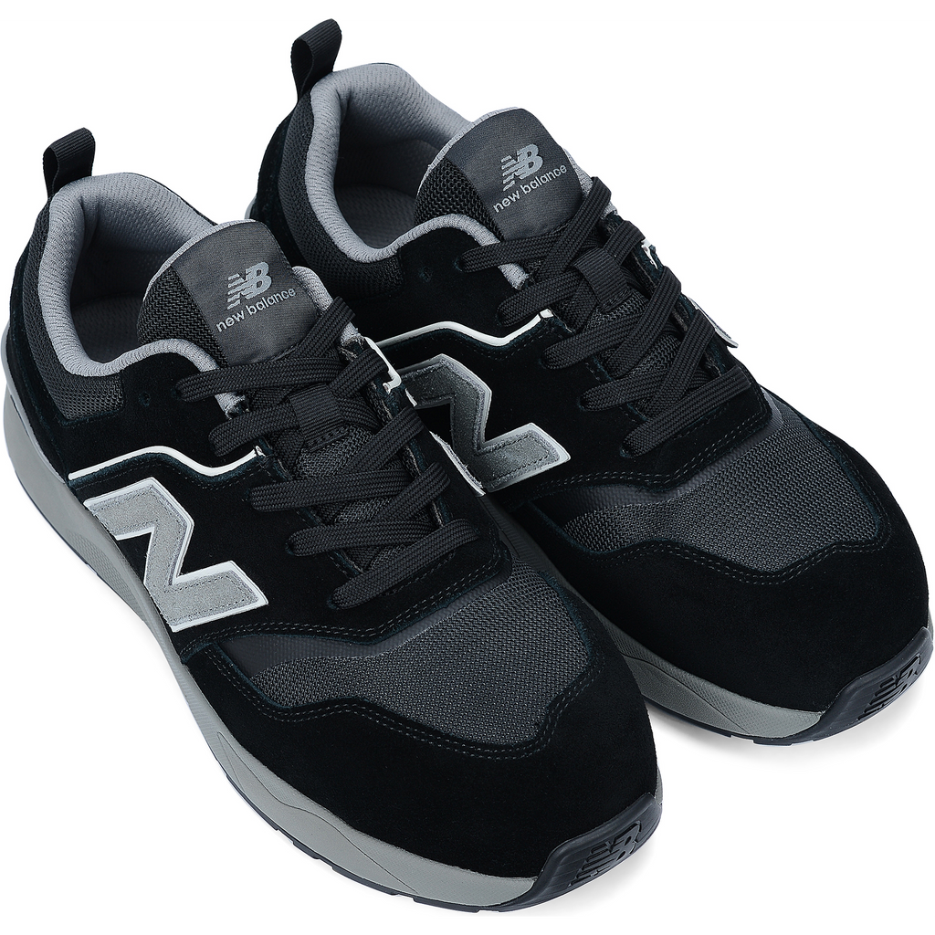 New Balance Elite Lite Mens Safety Shoes S1 PL HRO FO SC SR Black/grey (8)