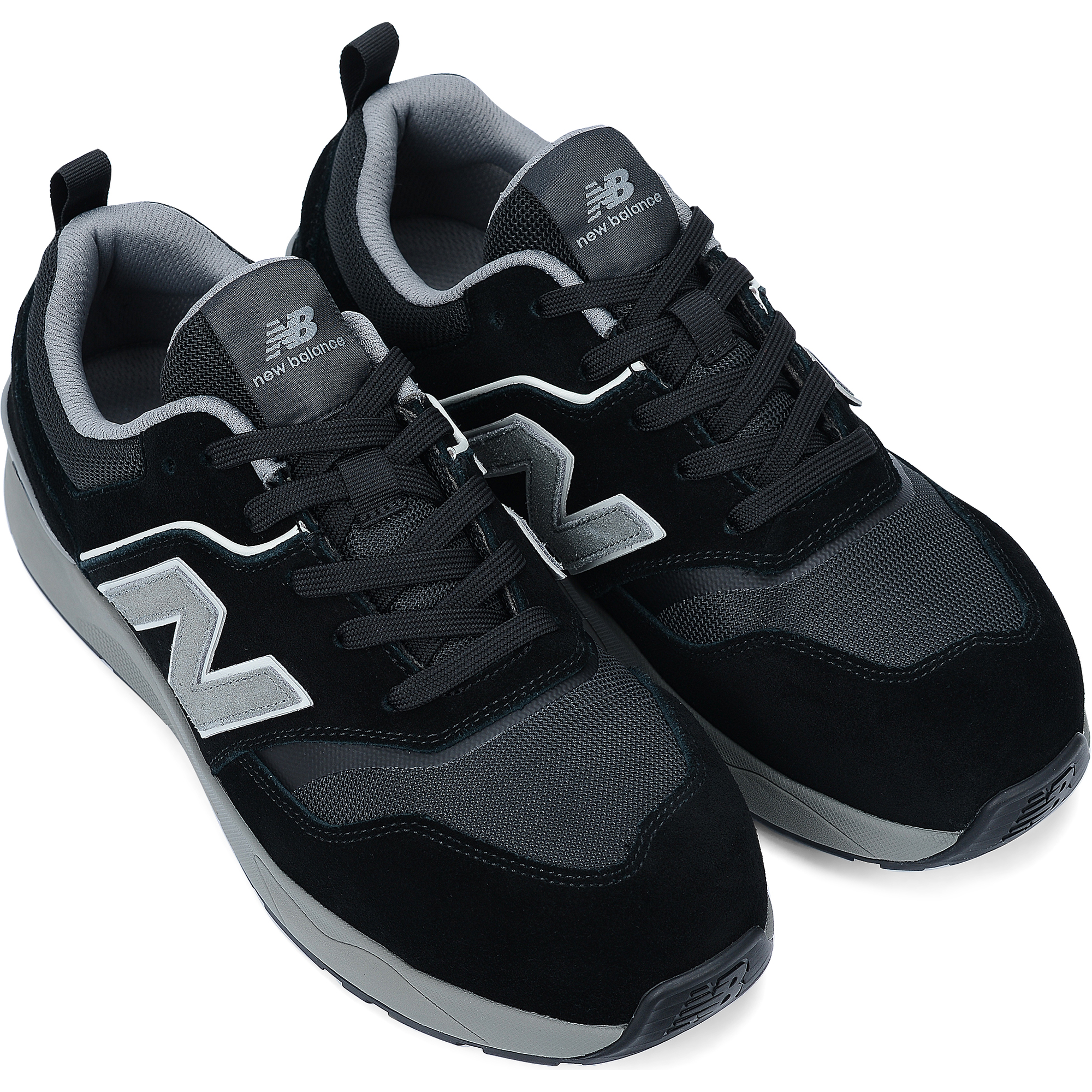 New Balance Elite Lite Mens Safety Shoes S1 PL HRO FO SC SR Black/grey (8)