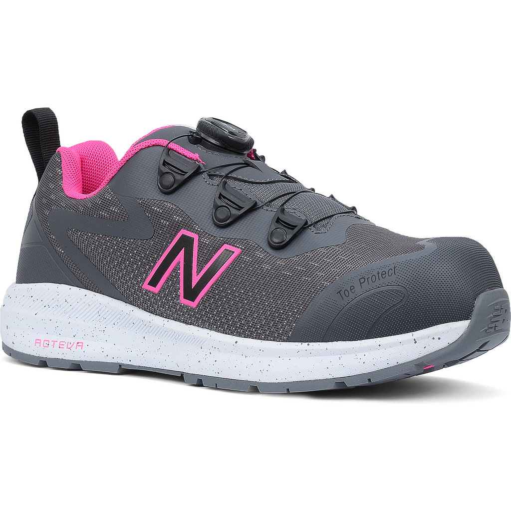 New Balance Logic Boa Womens Safety shoes S1 P, grey / pink