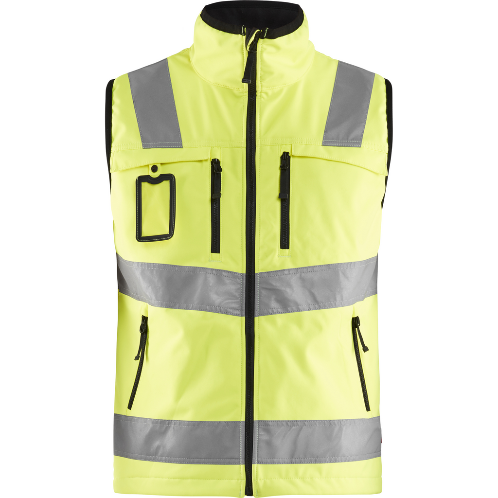 Blaklader High Vis Softshell Vest, Yellow