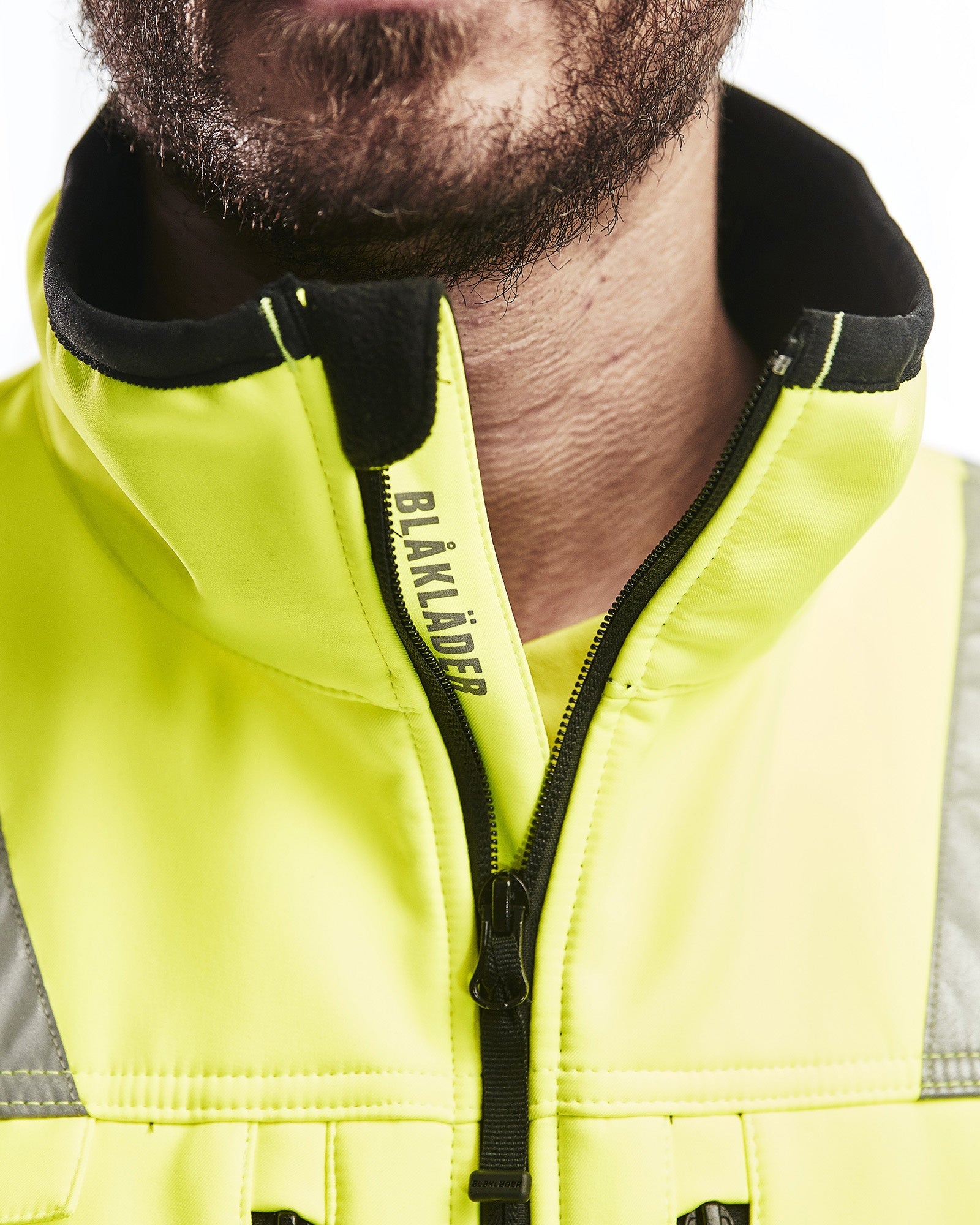 Blaklader High Vis Softshell Vest, Yellow (6)