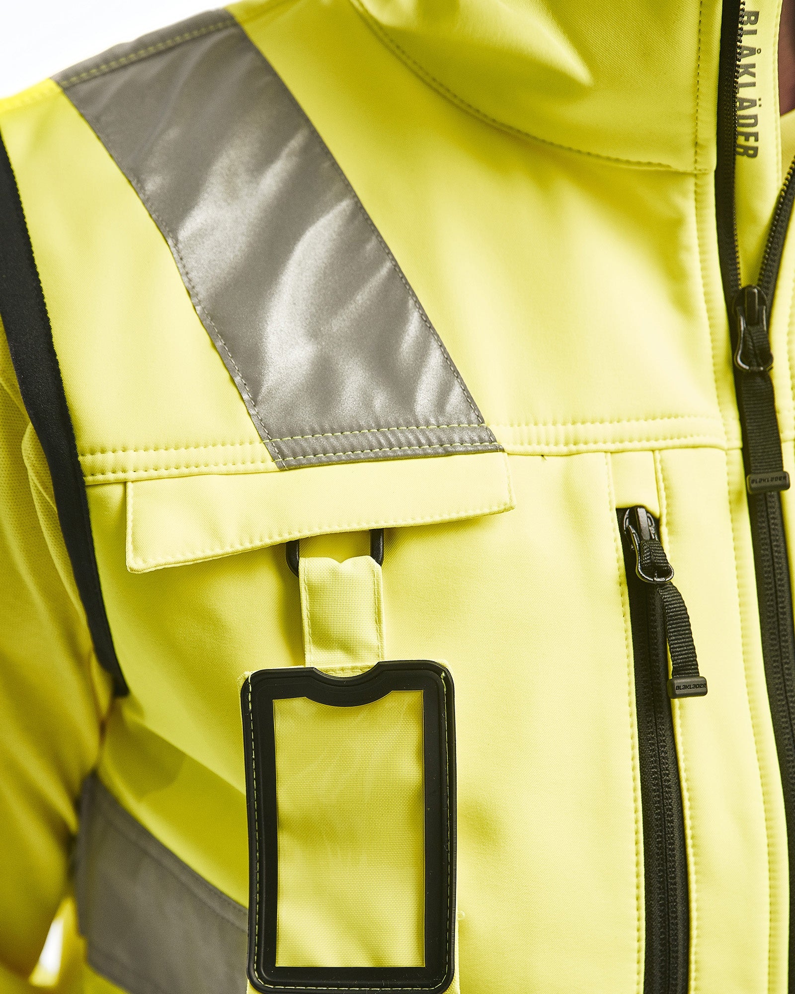 Blaklader High Vis Softshell Vest, Yellow (7)