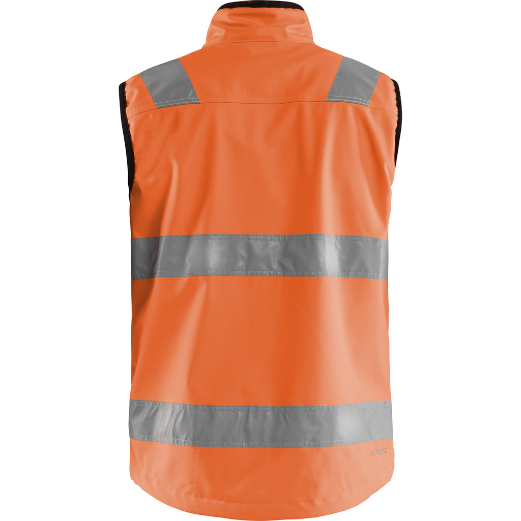 Blaklader High Vis Softshell Vest, Orange (4)