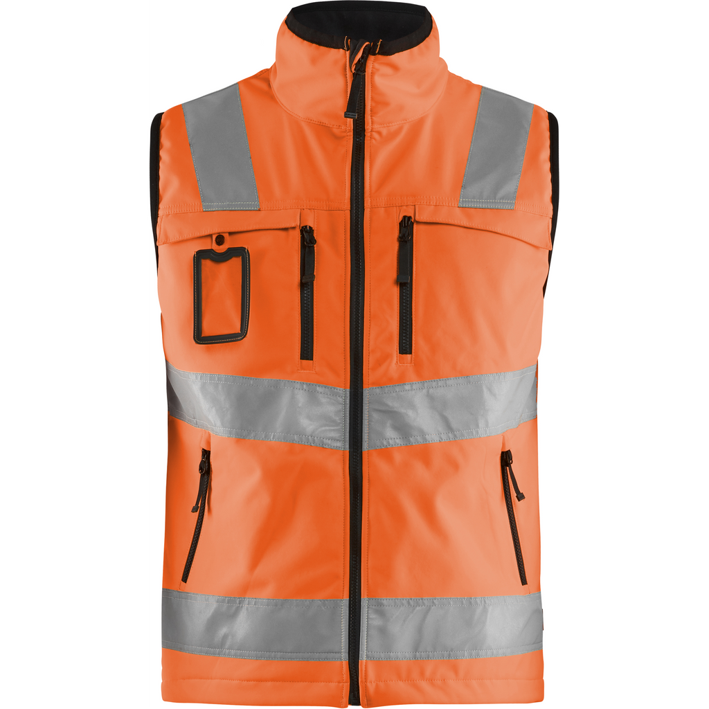 Blaklader High Vis Softshell Vest, Orange
