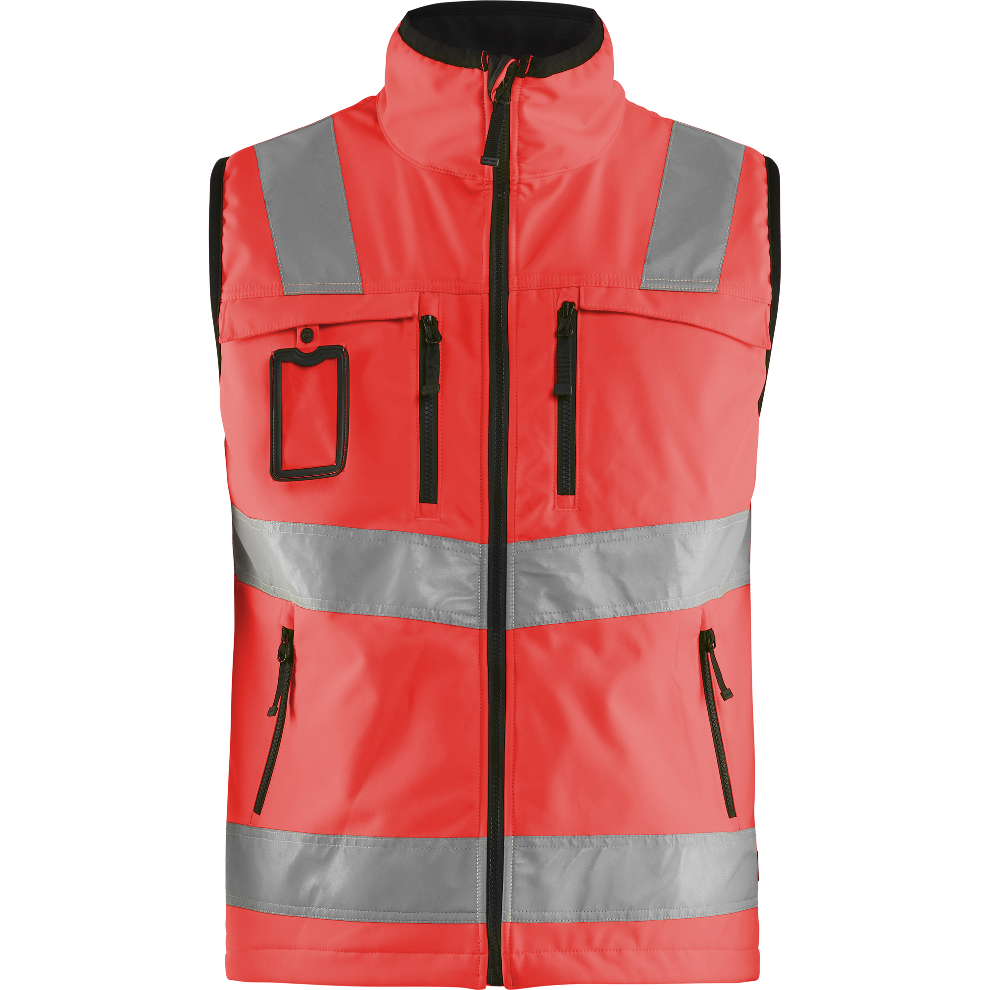 Blaklader High Vis Softshell Vest, Red