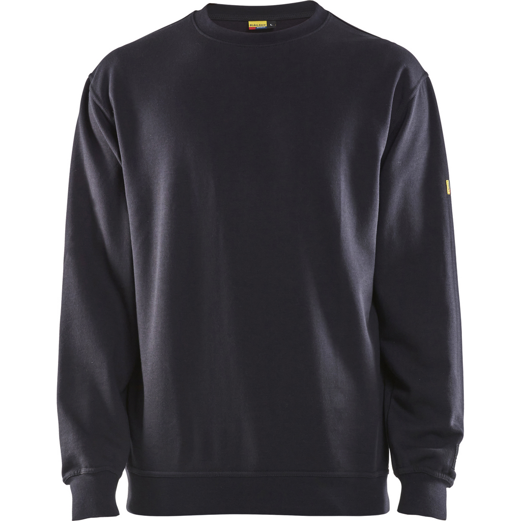 Blaklader Flame Resistant Sweatshirt, Navy Blue
