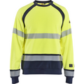 Blaklader Multinorm Sweatshirt, Yellow/Navy