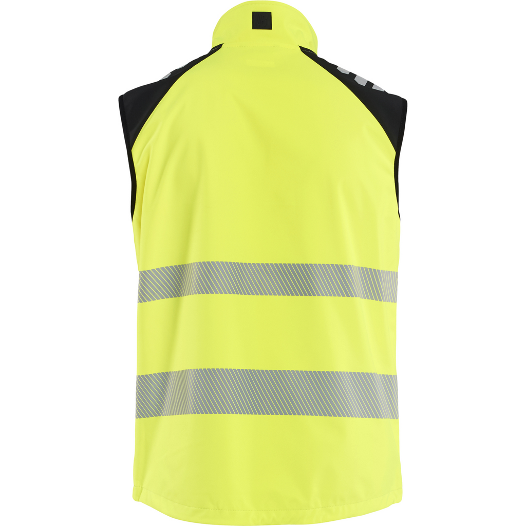 Blaklader High Vis Softshell Vest, High Vis Yellow/Black (4)