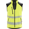 Blaklader High Vis Softshell Vest, High Vis Yellow/Black