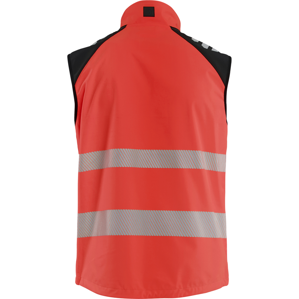 Blaklader Hi-Vis Softshell Vest, High Vis Red/Black (4)