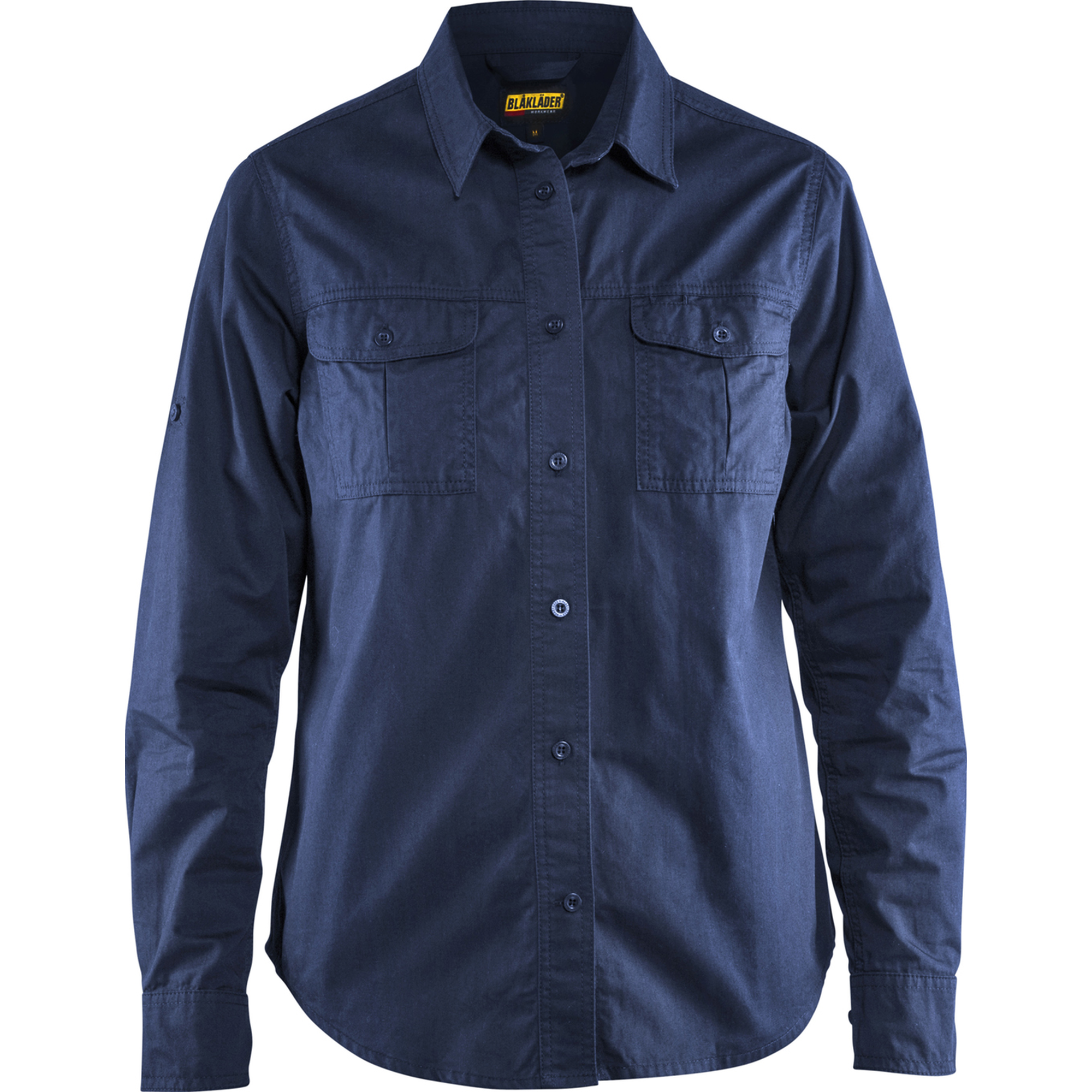 Blaklader Women's Twill Shirt, Navy Blue