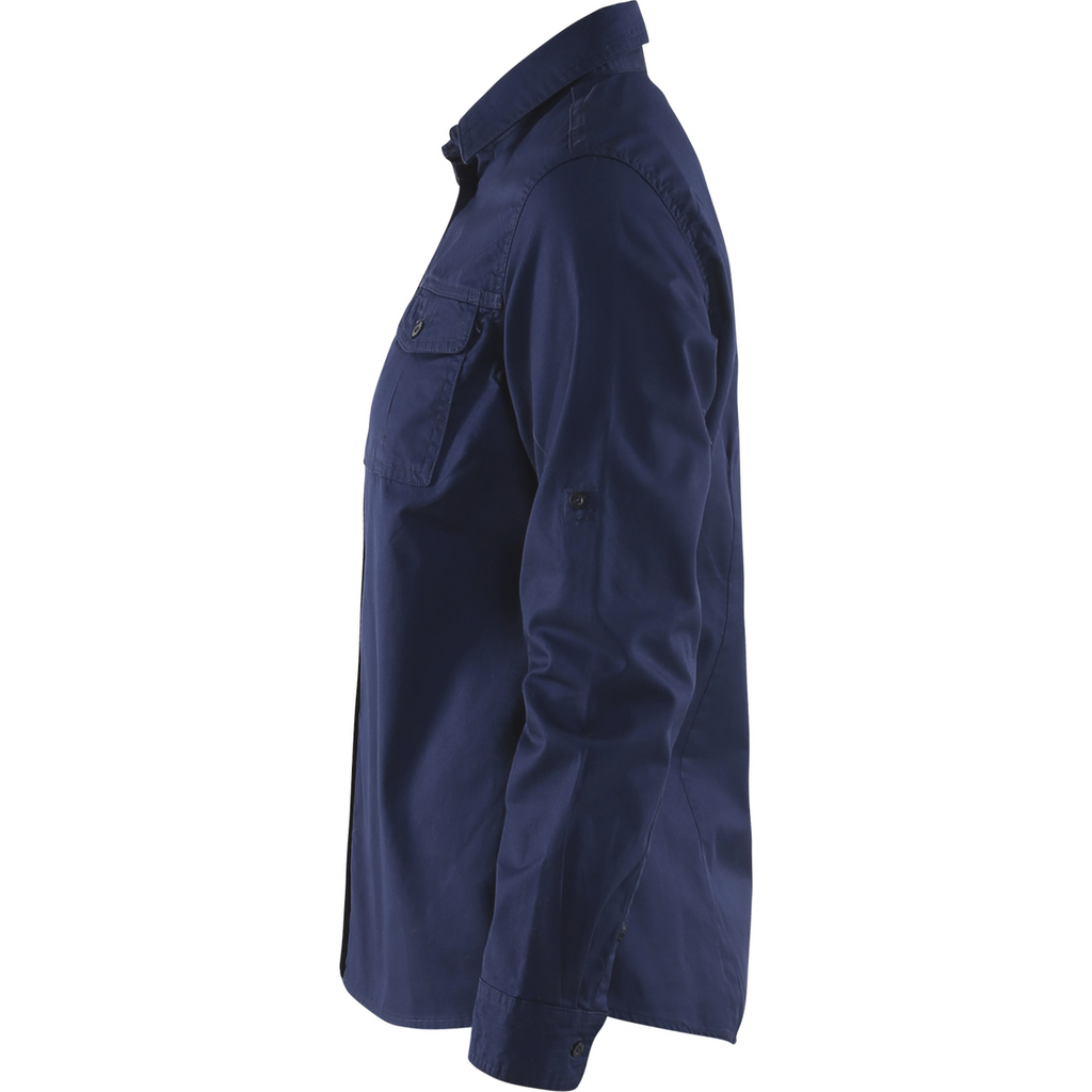 Blaklader Women's Twill Shirt, Navy Blue (3)