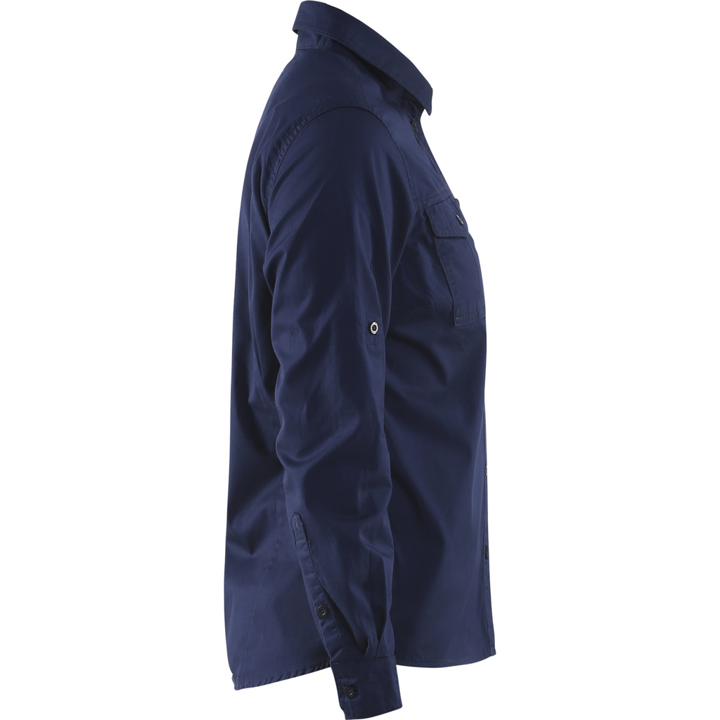 Blaklader Women's Twill Shirt, Navy Blue (2)