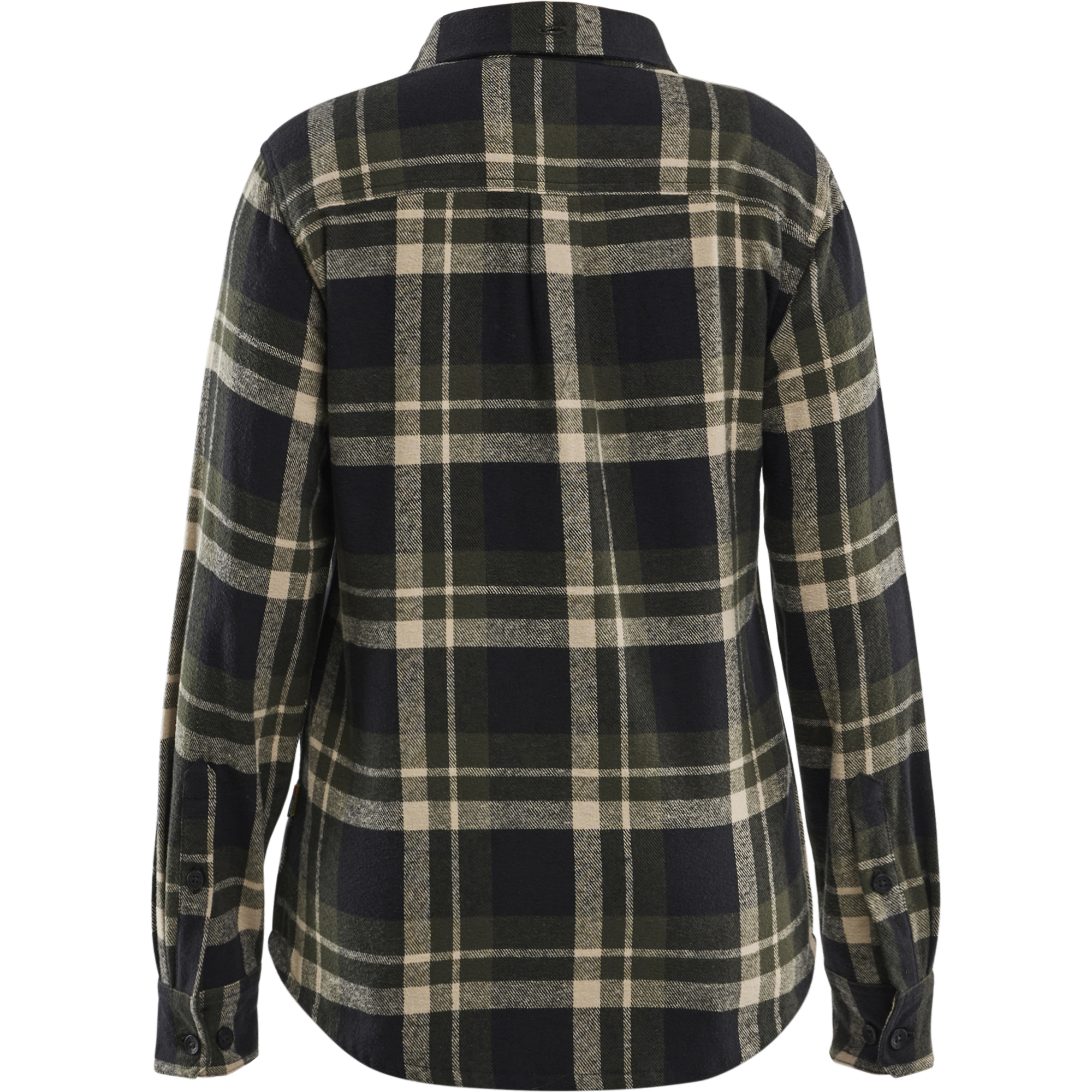 Blaklader Women's Flannel Shirt, Forest Green/Black (4)