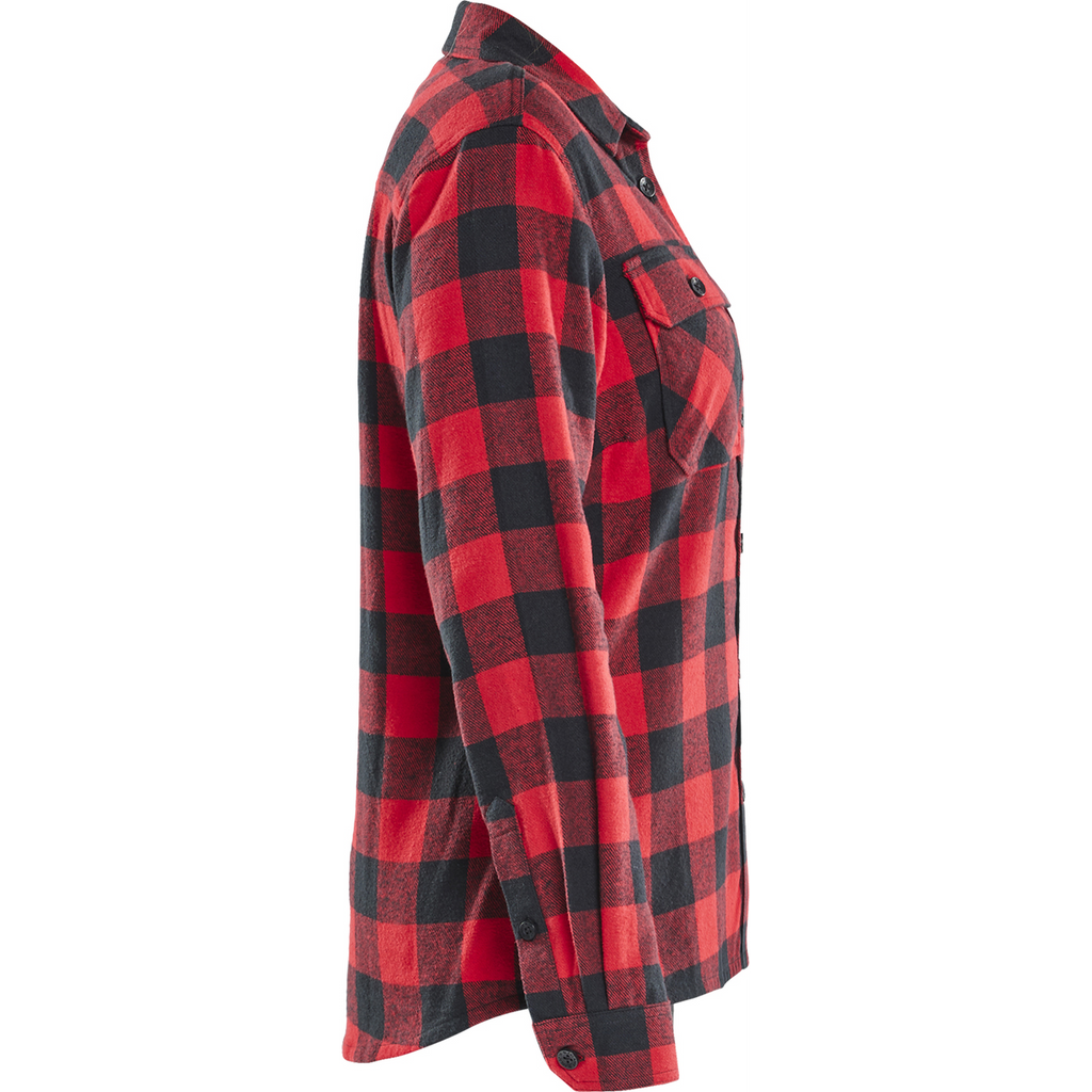 Blaklader Women's Flannel Shirt, Red/Black (2)