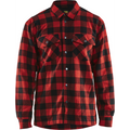 Blaklader Lined Flannel Shirt, Red/Black