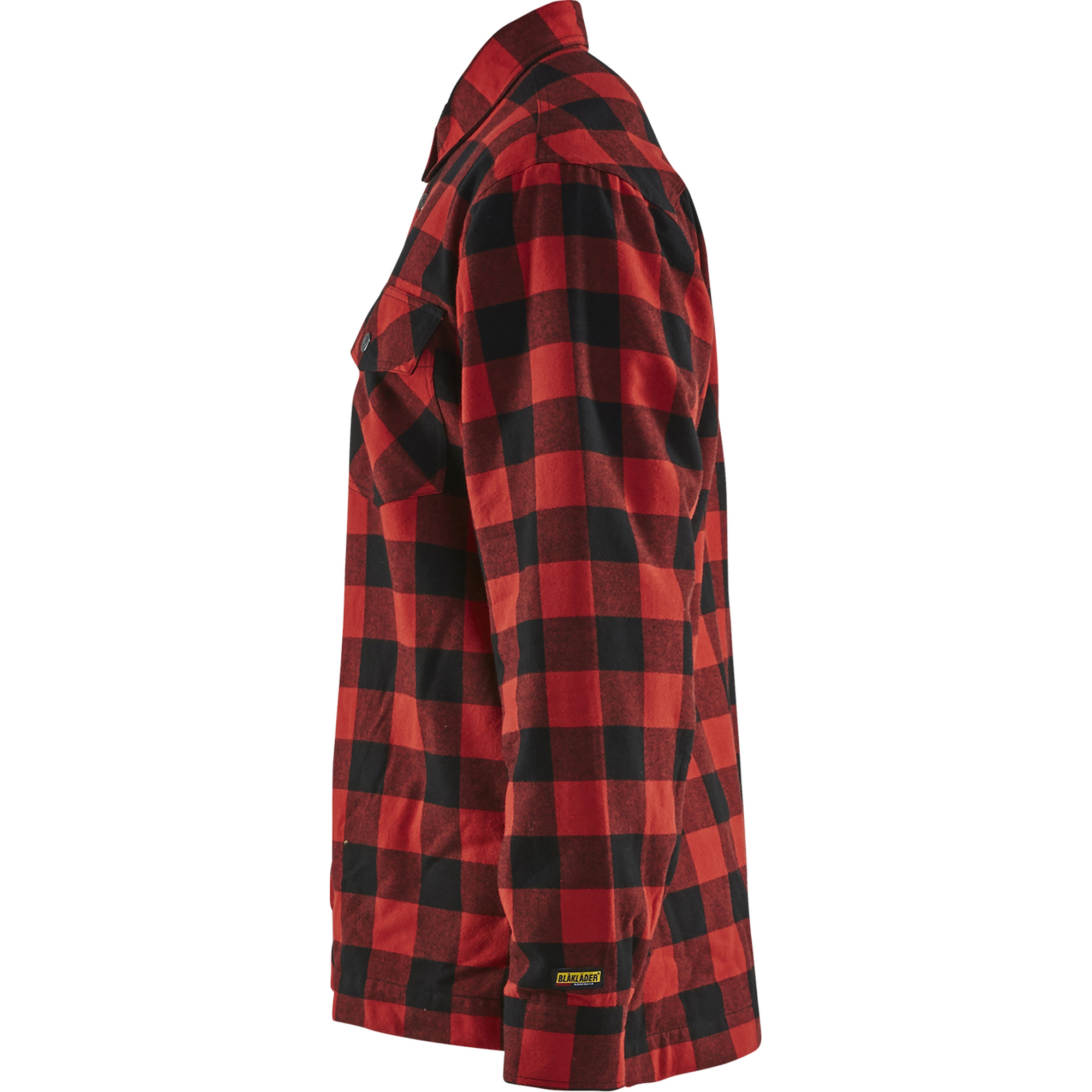 Blaklader Lined Flannel Shirt, Red/Black (3)