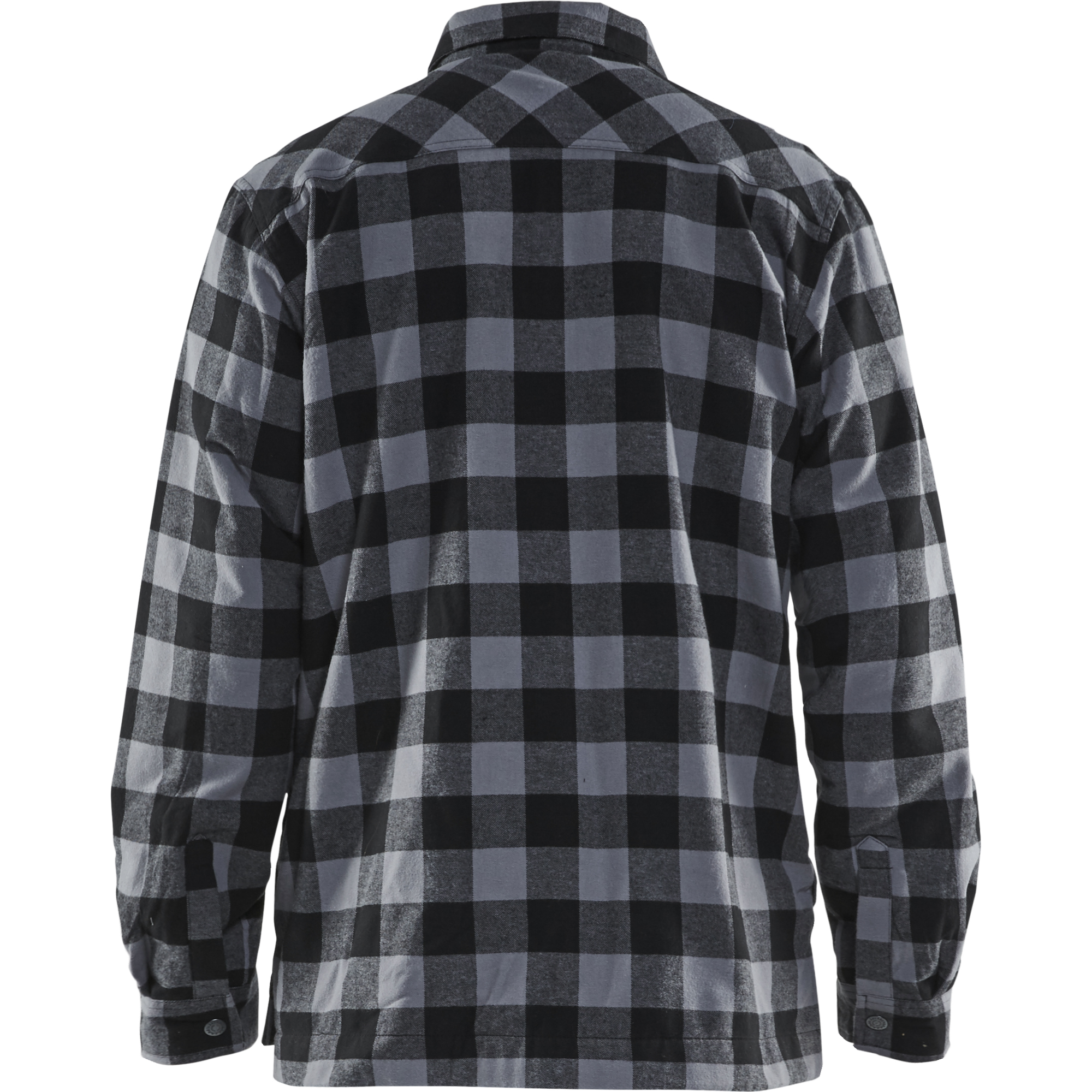 Blaklader Lined Flannel Shirt, Dark Grey/Black (4)