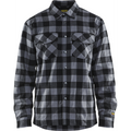 Blaklader Lined Flannel Shirt, Dark Grey/Black