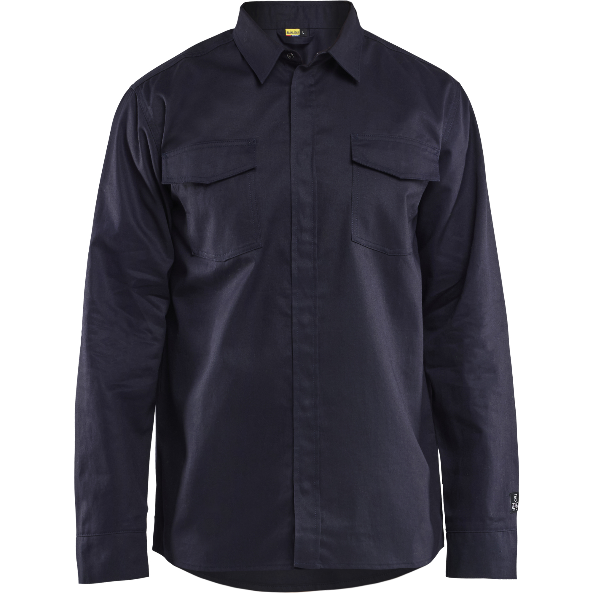 Blaklader Flame Resistant Shirt, Navy