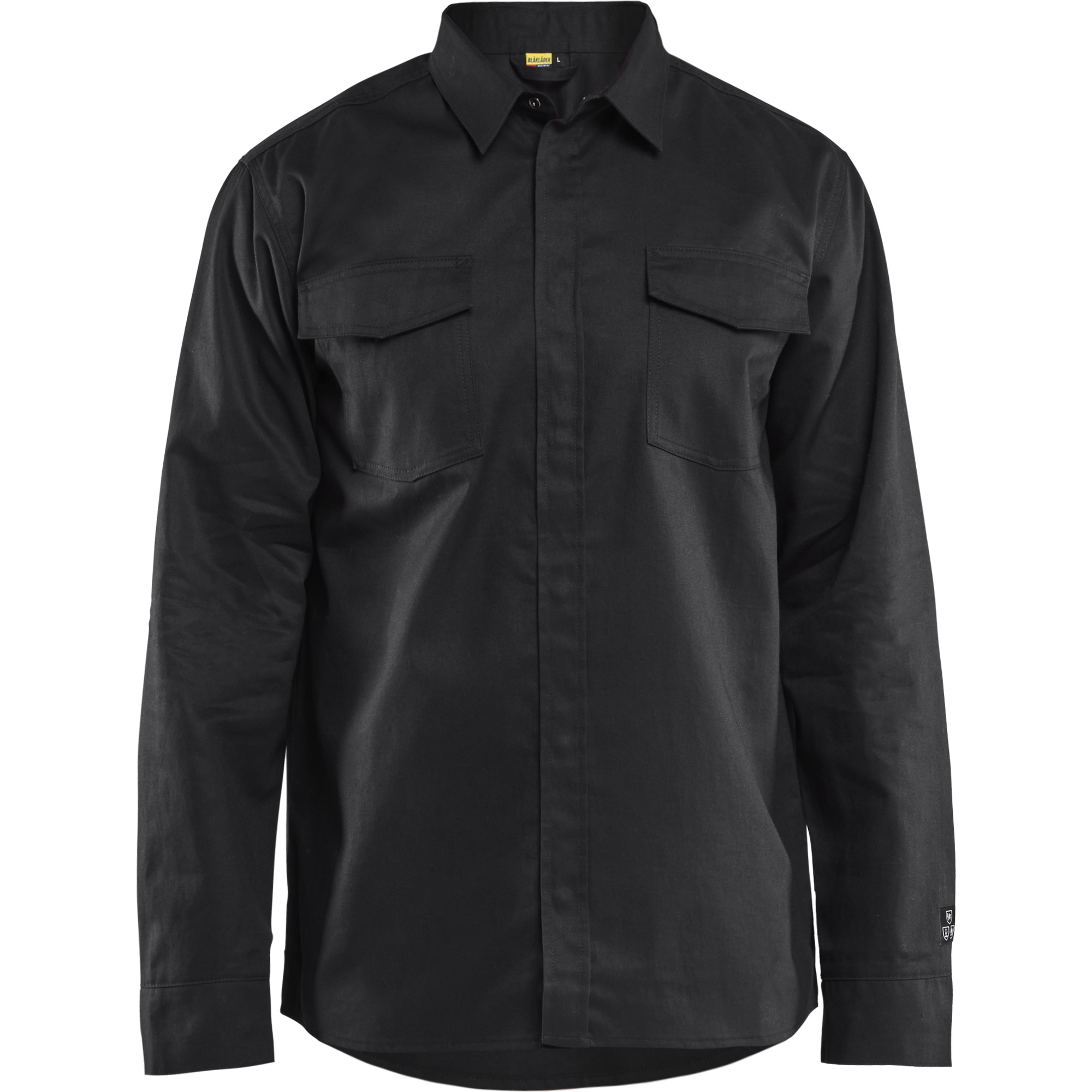 Blaklader Flame Resistant Shirt, Black