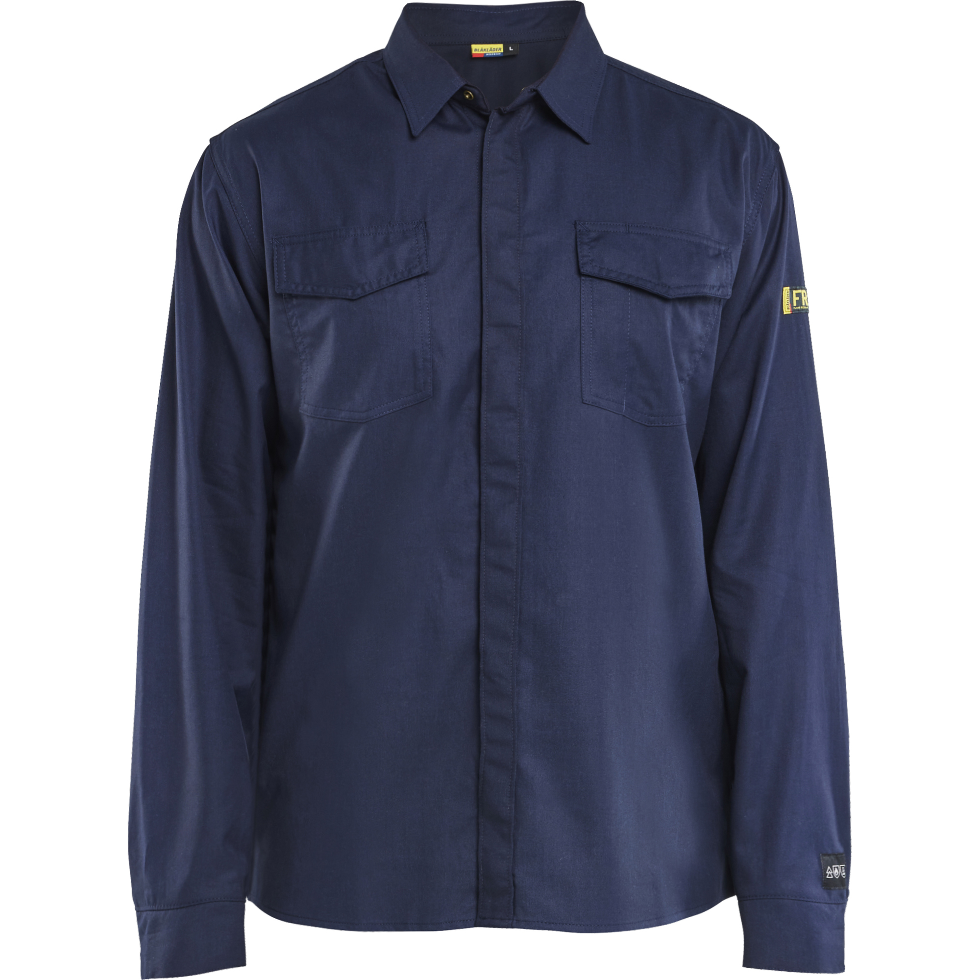 Blaklader Flame Resistant Shirt, Navy