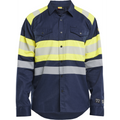 Blaklader Multi-Norm Shirt, Navy/Yellow