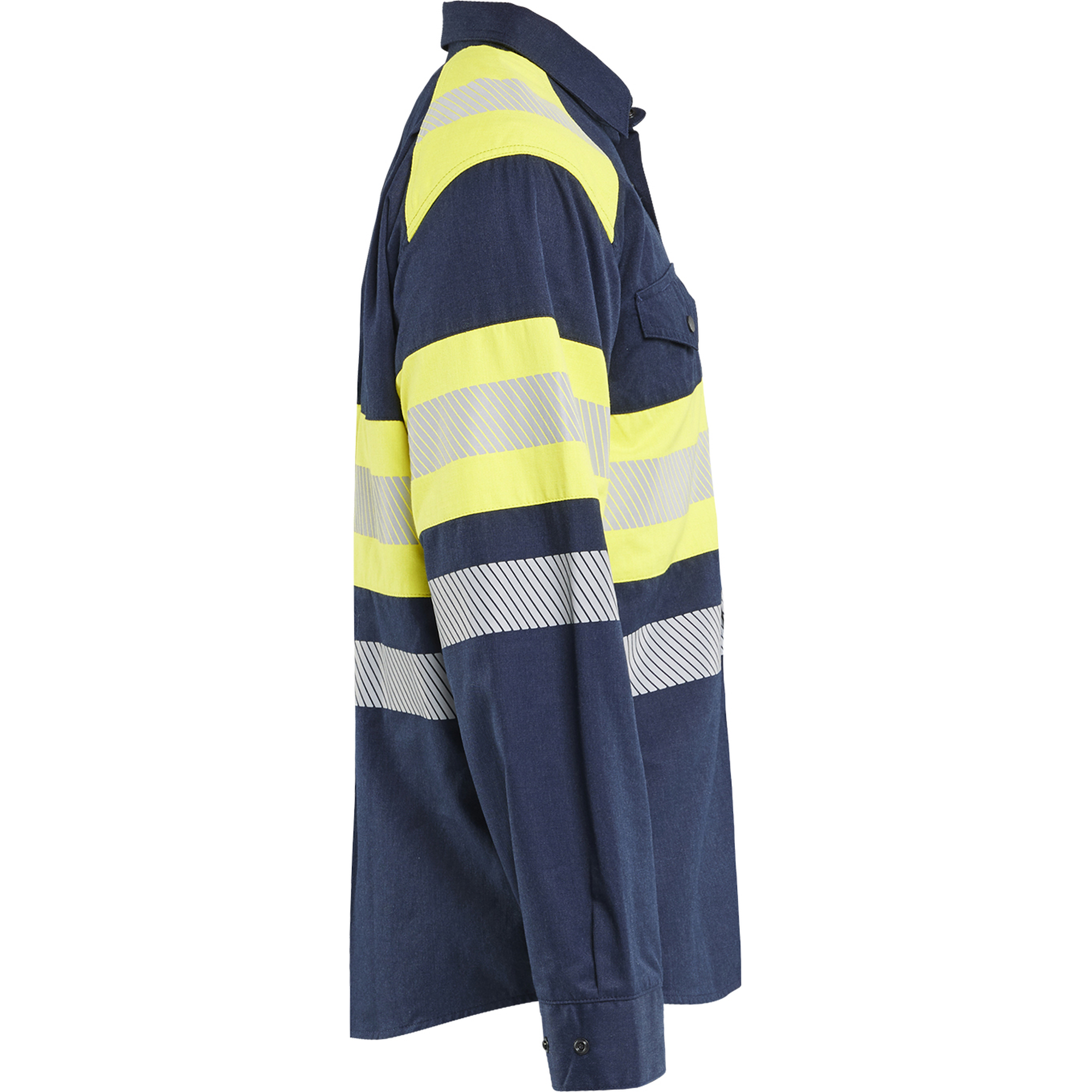 Blaklader Multi-Norm Shirt, Navy/Yellow (2)