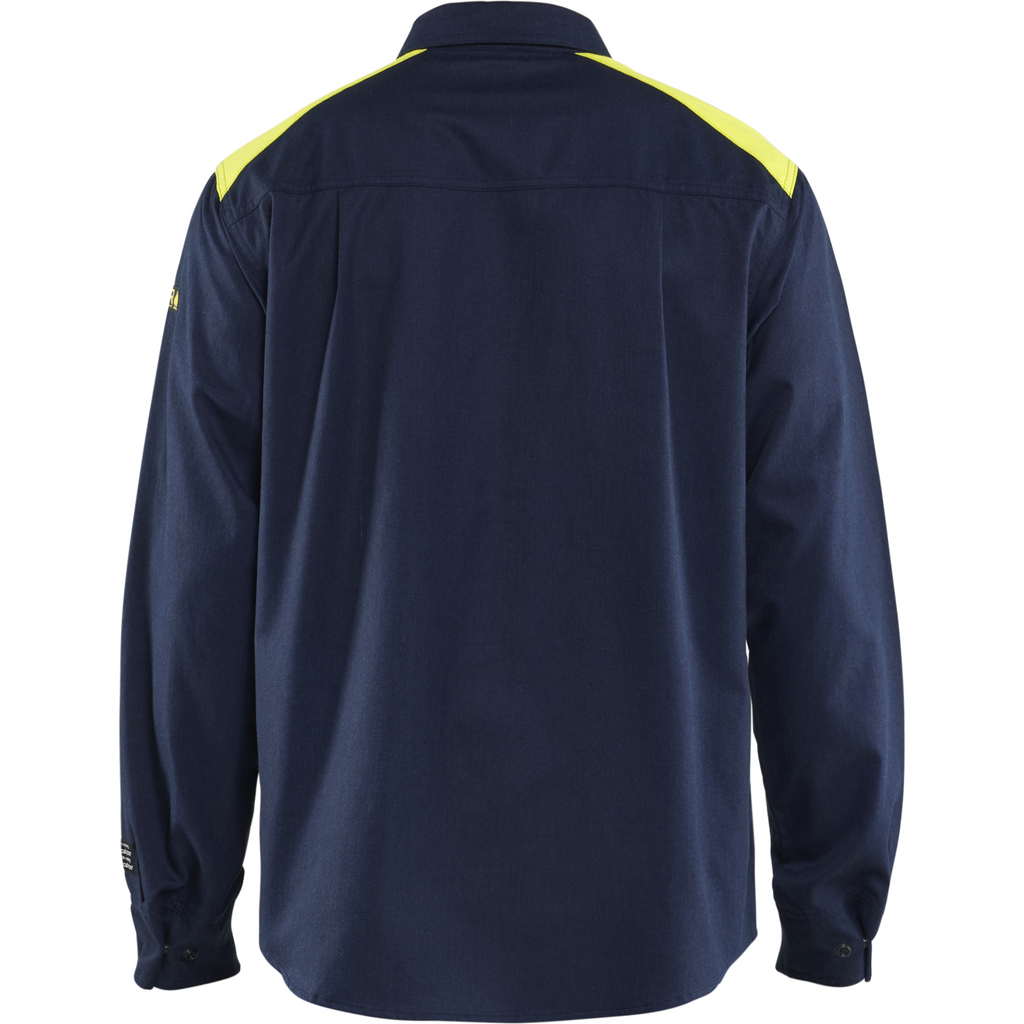 Blaklader Multi-Norm Shirt, Navy/Yellow (4)