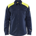 Blaklader Multi-Norm Shirt, Navy/Yellow