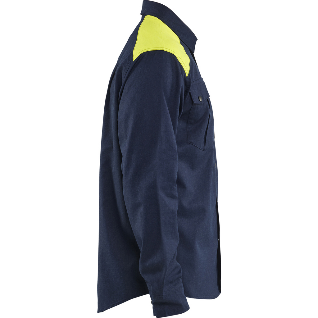 Blaklader Multi-Norm Shirt, Navy/Yellow (2)