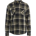 Blaklader Flannel Shirt, Forest Green/Black