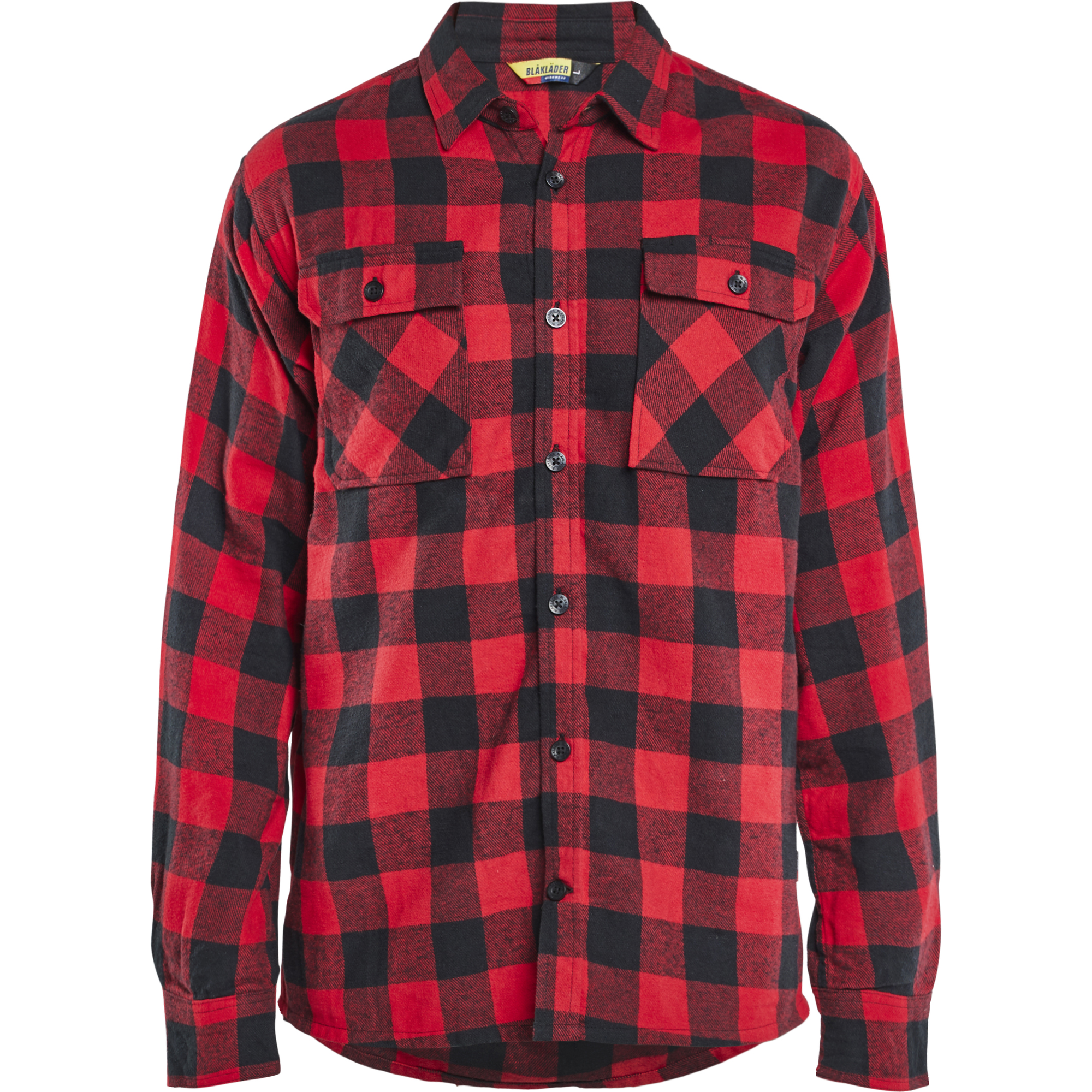 Blaklader Flannel Shirt, Red/Black