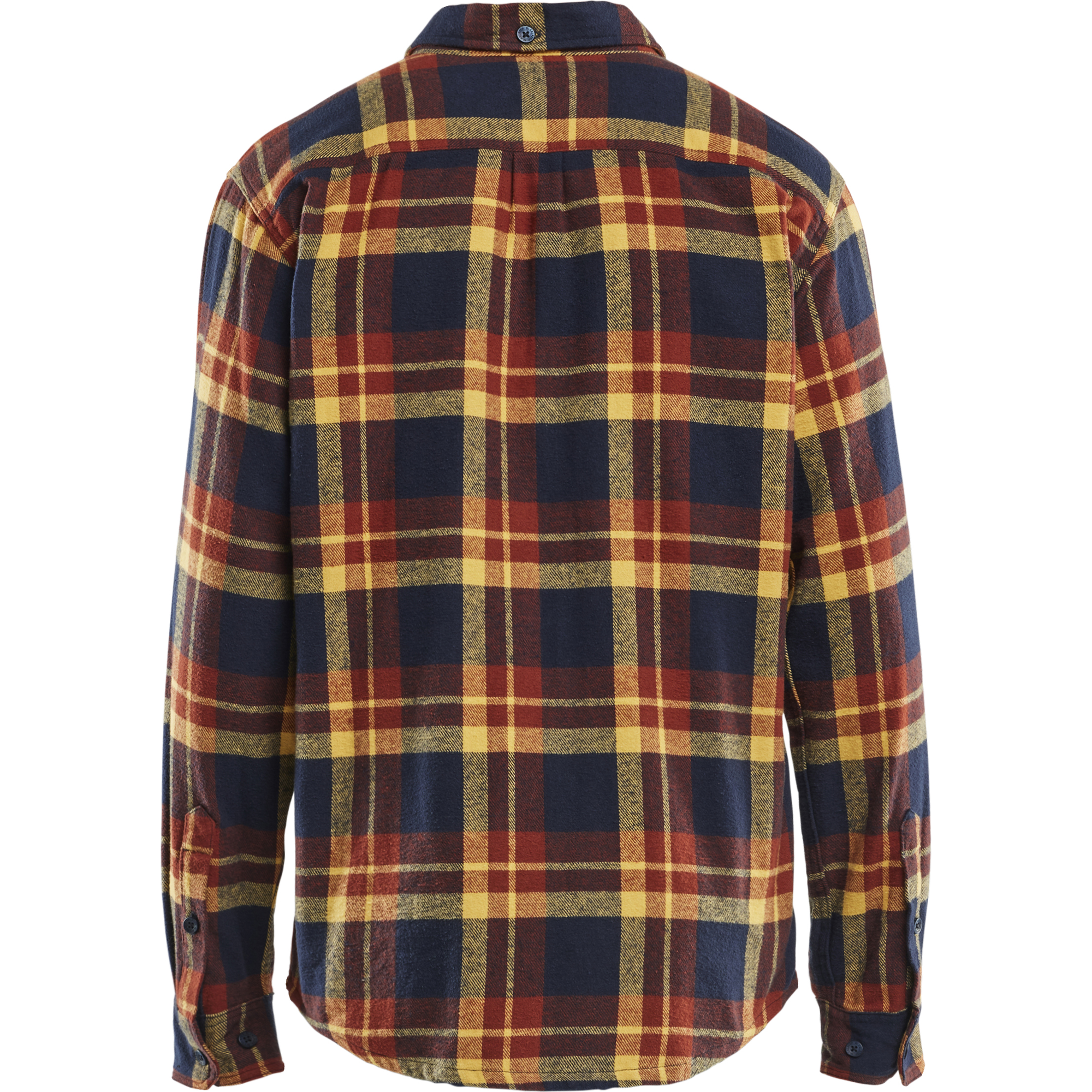 Blaklader Flannel Shirt, Rust Red/Dark Blue (4)