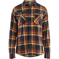 Blaklader Flannel Shirt, Rust Red/Dark Blue
