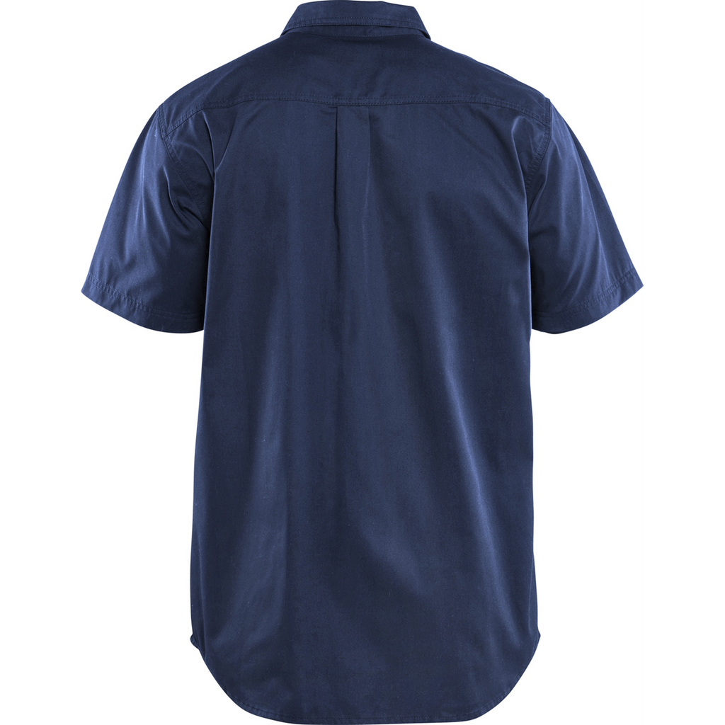 Blaklader Short Sleeve Shirt, Navy Blue (4)