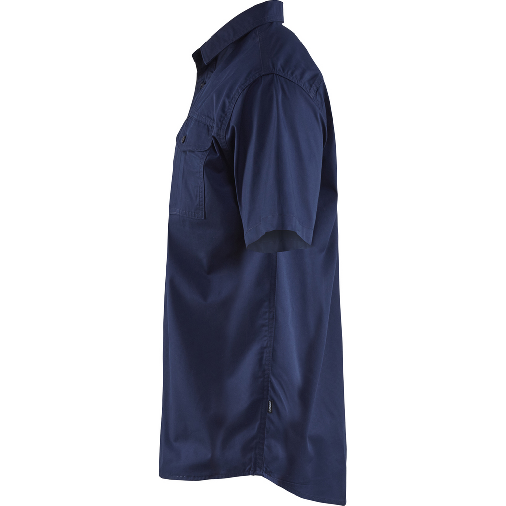 Blaklader Short Sleeve Shirt, Navy Blue (3)