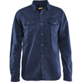 Blaklader Cotton Shirt, Navy Blue