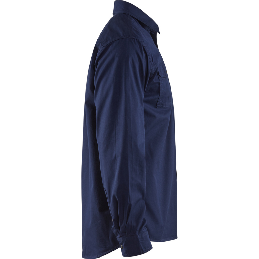 Blaklader Cotton Shirt, Navy Blue (2)