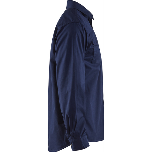 Blaklader Cotton Shirt, Navy Blue (2)