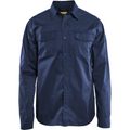 Blaklader Long Sleeve Shirt, Navy Blue
