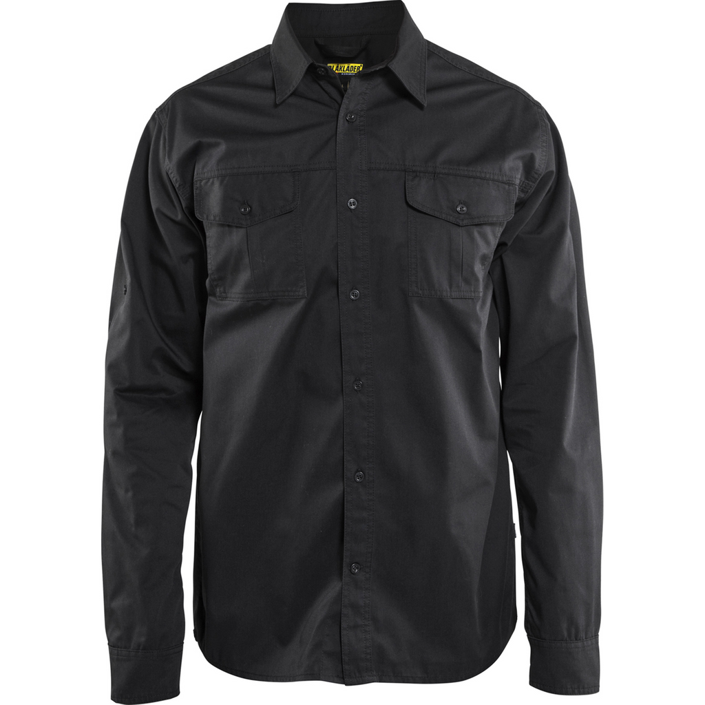 Blaklader Long Sleeve Shirt, Black