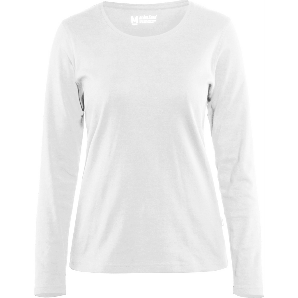 Blaklader Ladies Long Sleeve T-Shirt, White