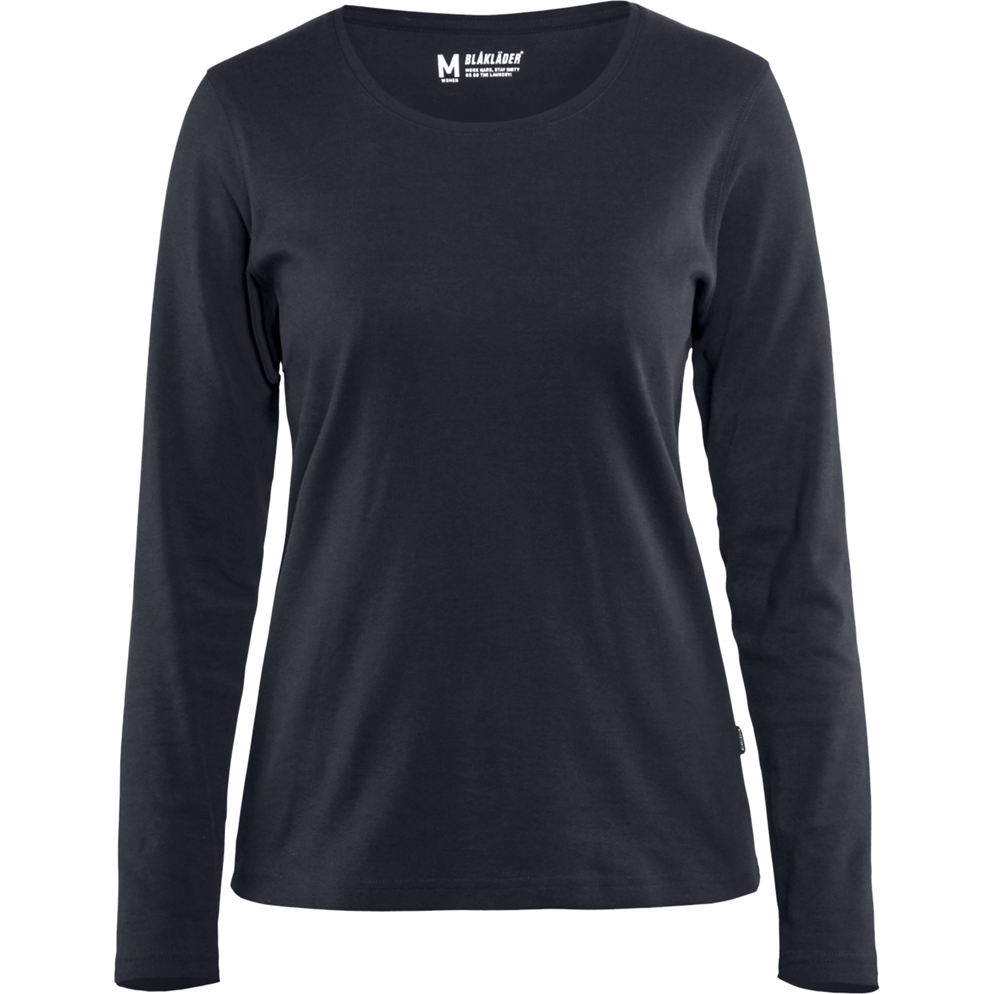 Blaklader Women's Long Sleeve T-Shirt, Dark Navy Blue