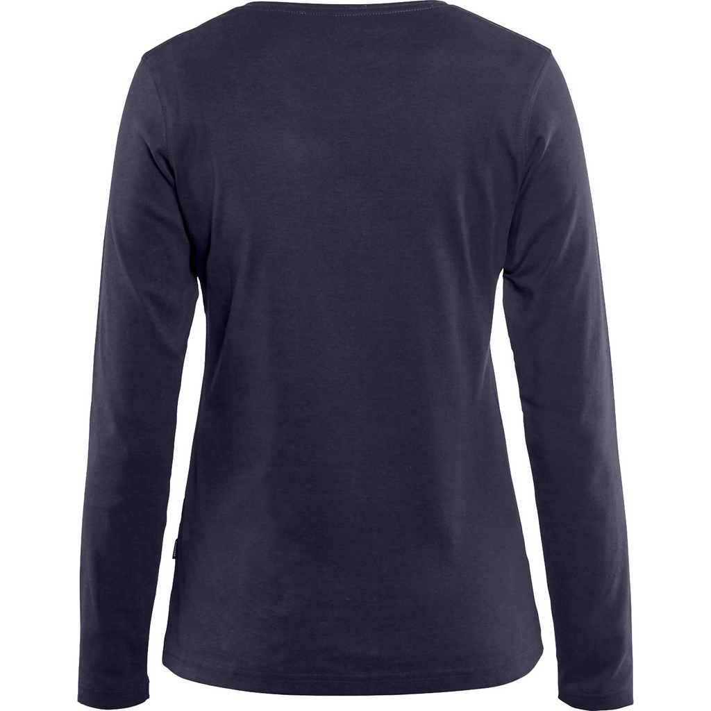 Blaklader Ladies Long Sleeve T-Shirt, Navy Blue (4)