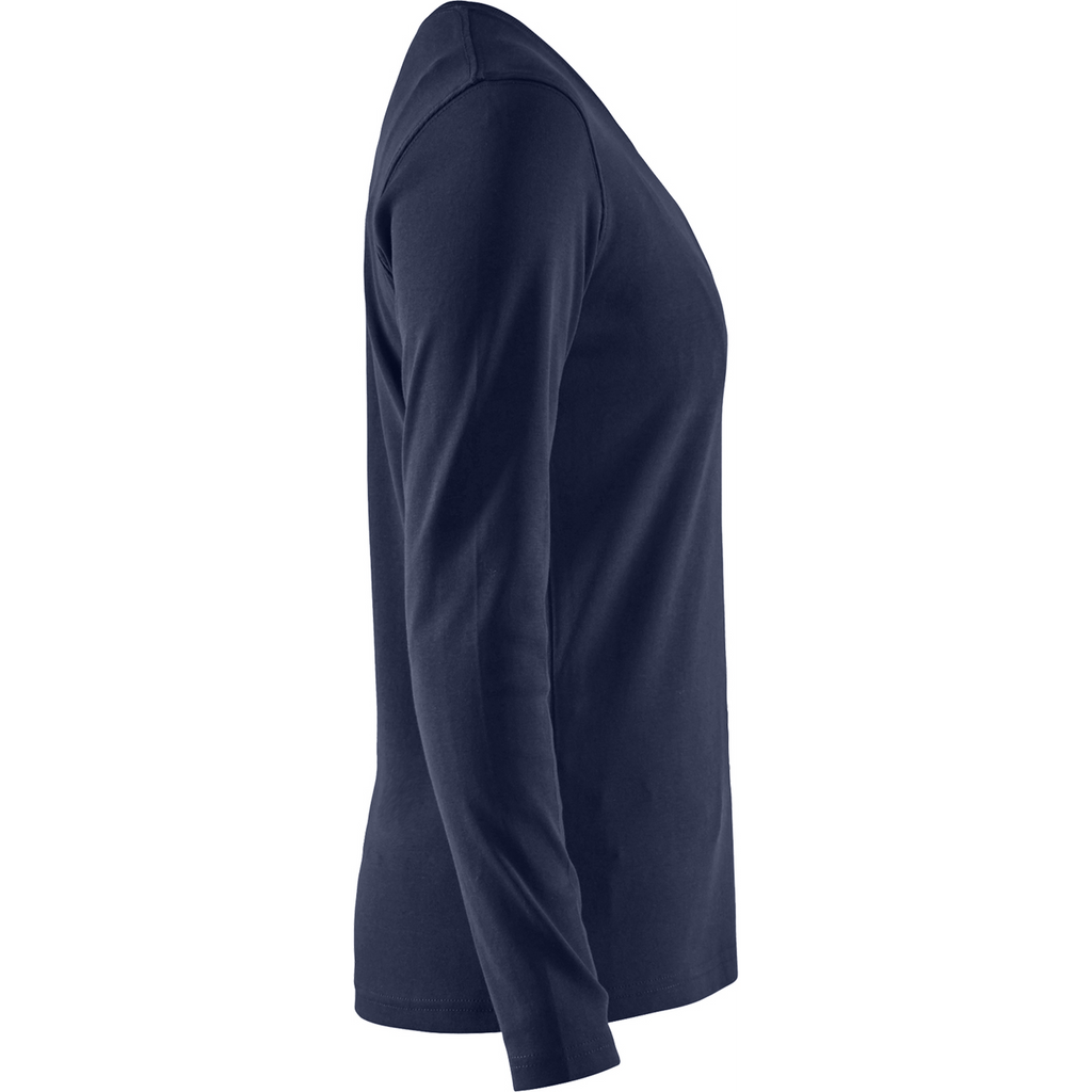 Blaklader Ladies Long Sleeve T-Shirt, Navy Blue (2)